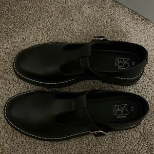 Black Mary Jane loafers